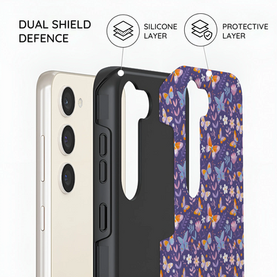 Violet Flutter - Samsung Galaxy S23 Plus Case