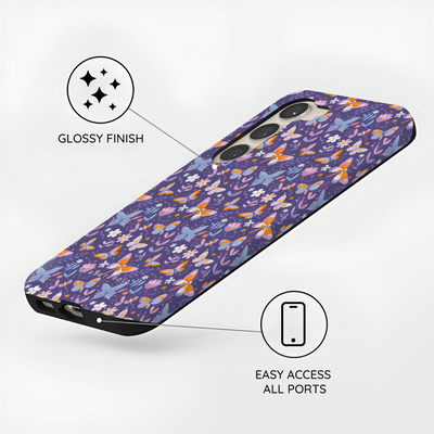 Violet Flutter - Samsung Galaxy S23 Plus Case