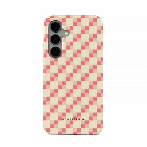 Blush Grid - Samsung Galaxy S24 Case