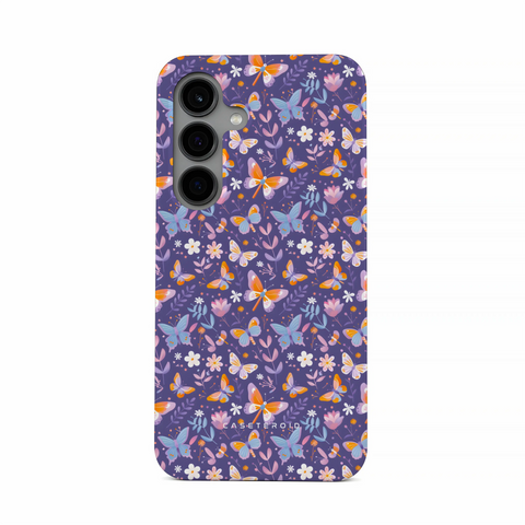 Violet Flutter - Samsung Galaxy S24 Case
