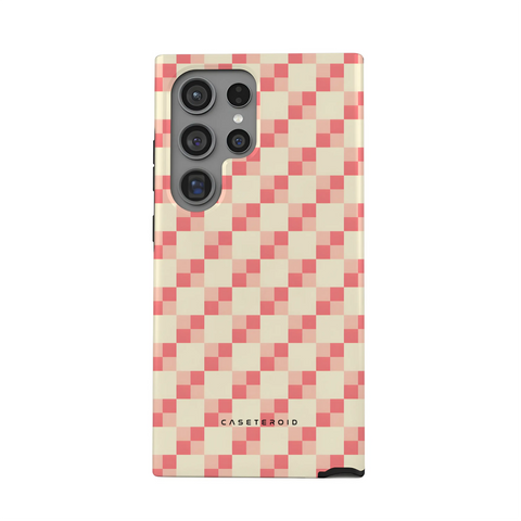Blush Grid - Samsung Galaxy S24 Ultra Case
