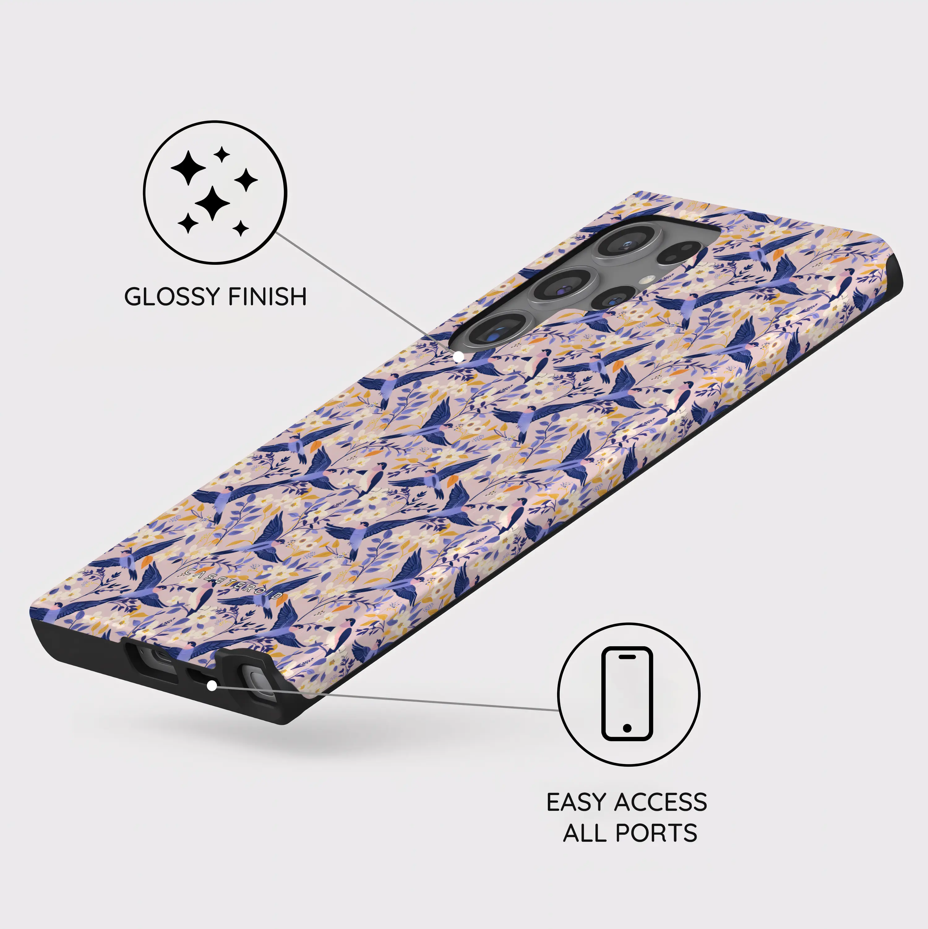 Indigo Serenade - Samsung Galaxy S24 Ultra Case