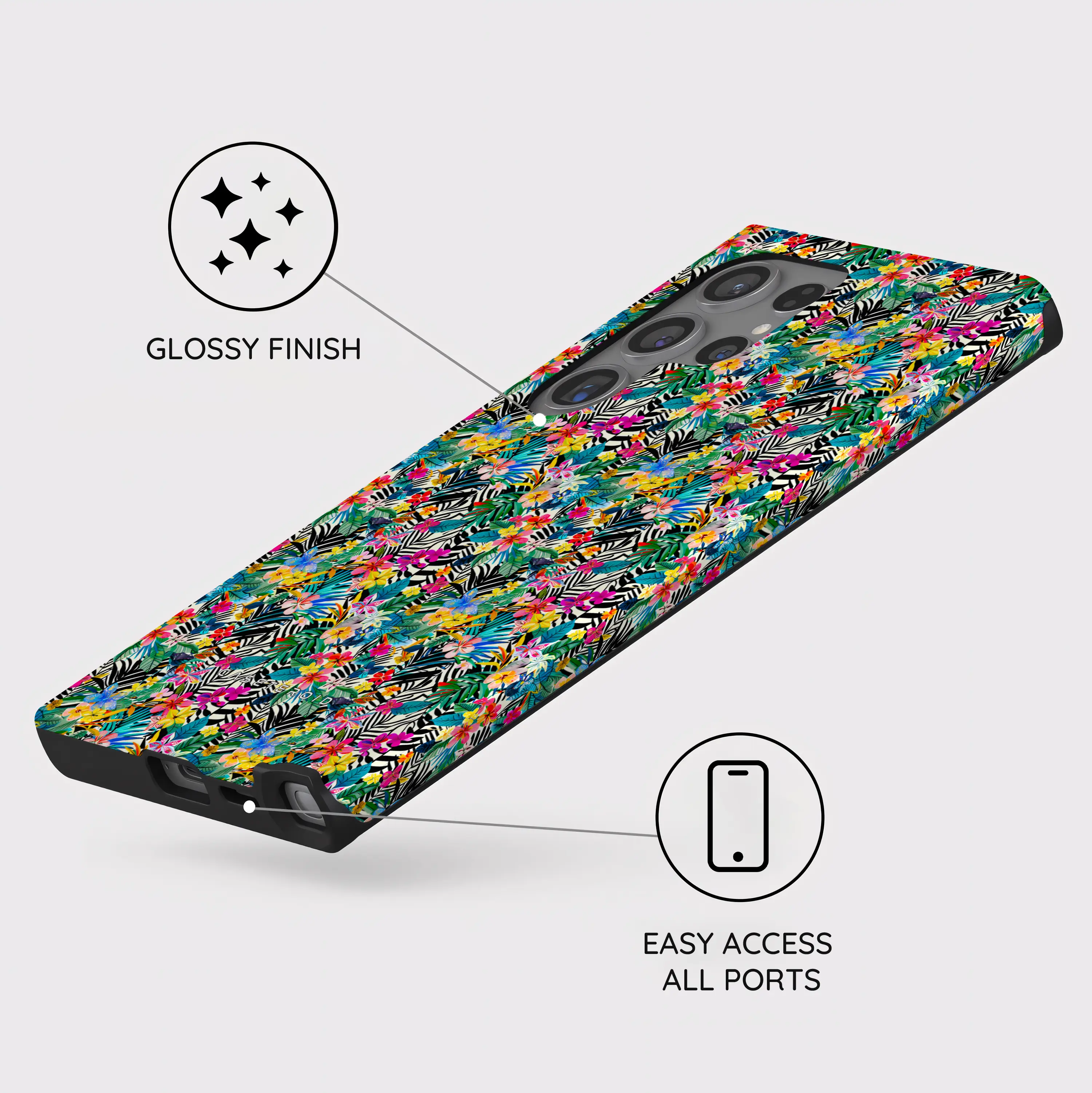 Jungle Bloom - Samsung Galaxy S24 Ultra Case