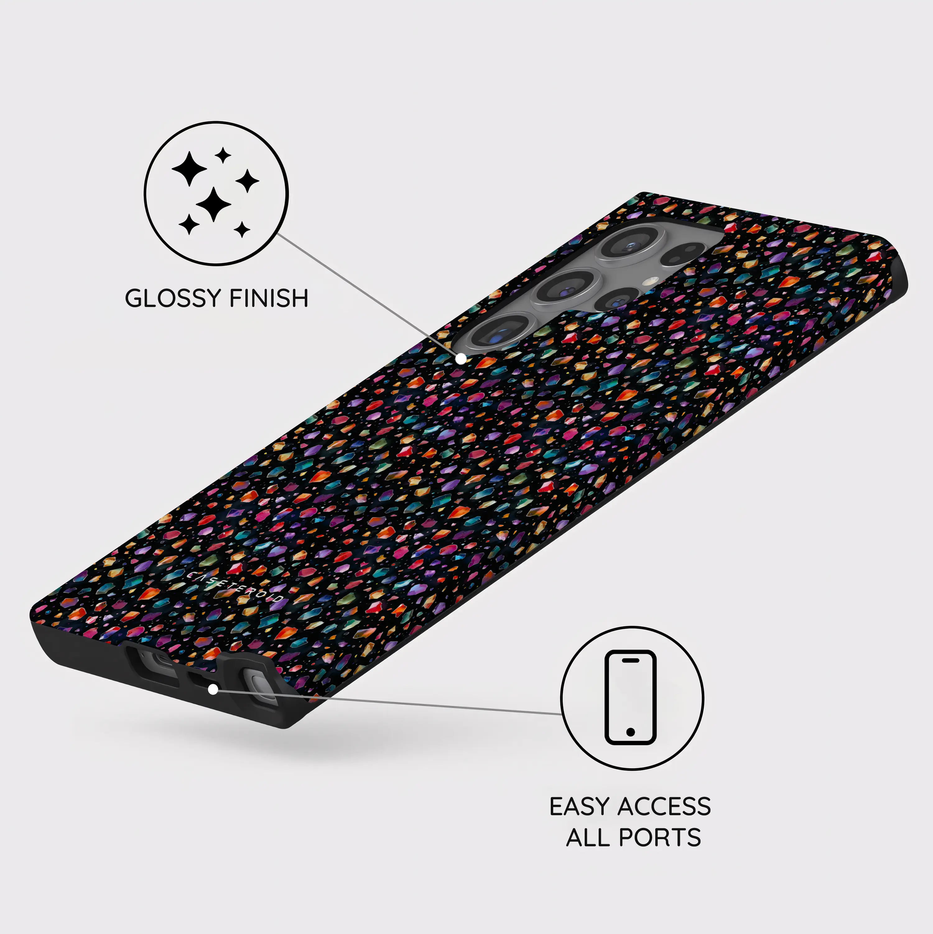 Spectrum Storm - Samsung Galaxy S24 Ultra Case