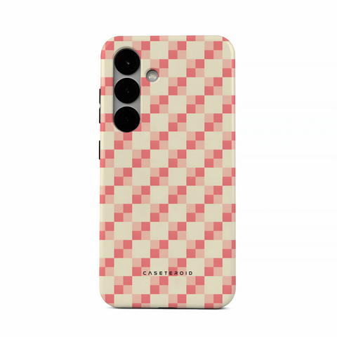 Blush Grid - Samsung Galaxy S25 Case