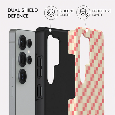 Blush Grid - Samsung Galaxy S25 Ultra Case