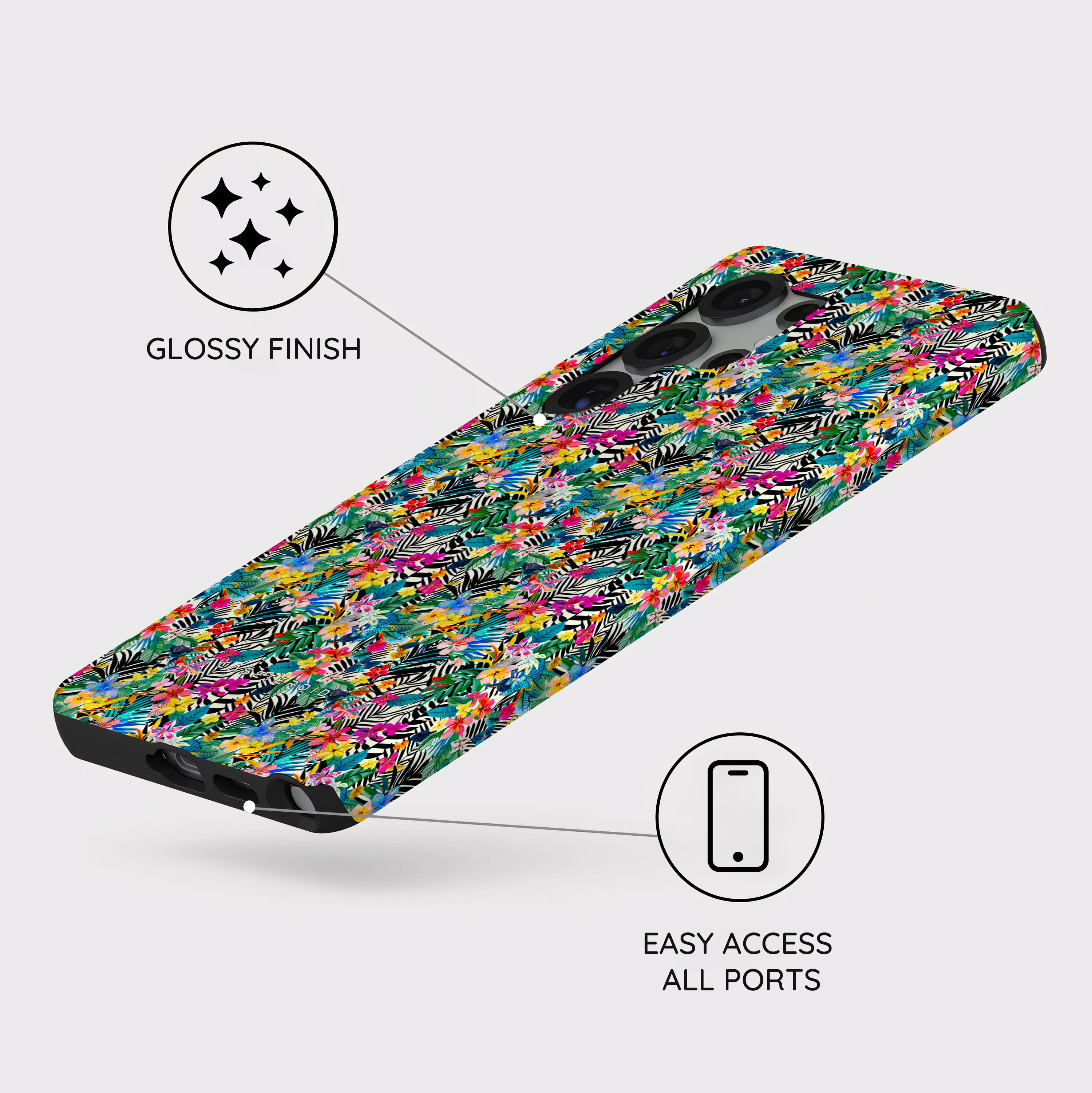 Jungle Bloom - Samsung Galaxy S25 Ultra Case