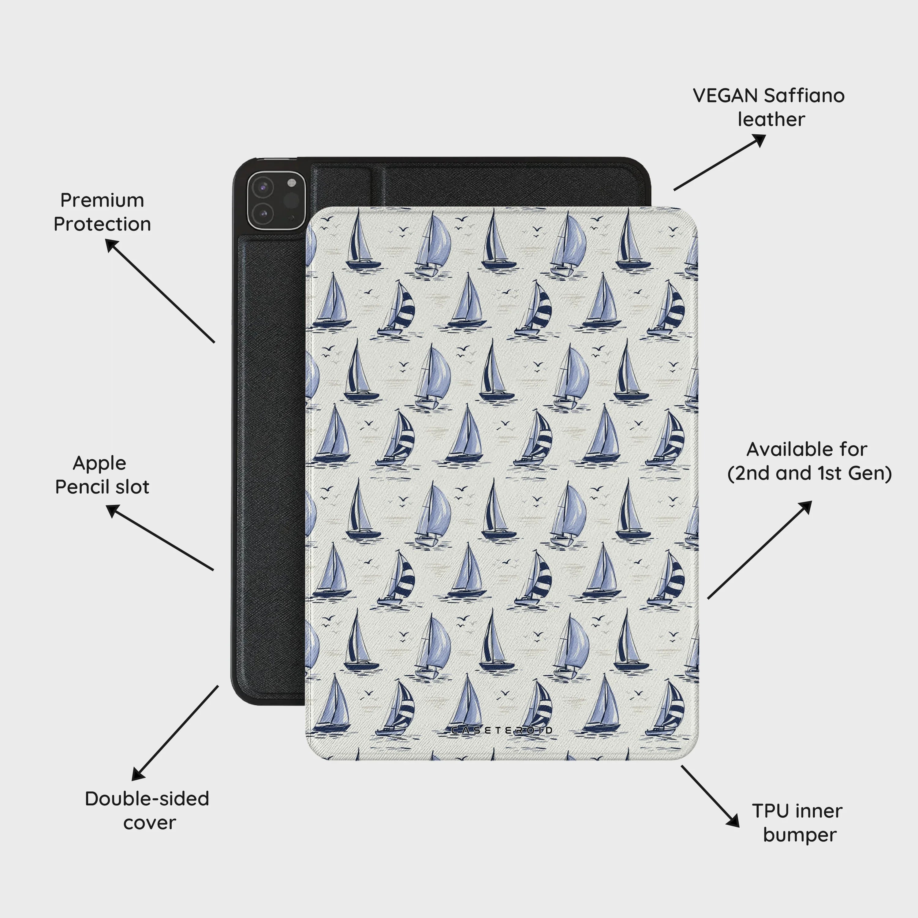 Sailing Away - iPad Pro 11 (2nd/1st Gen) Case