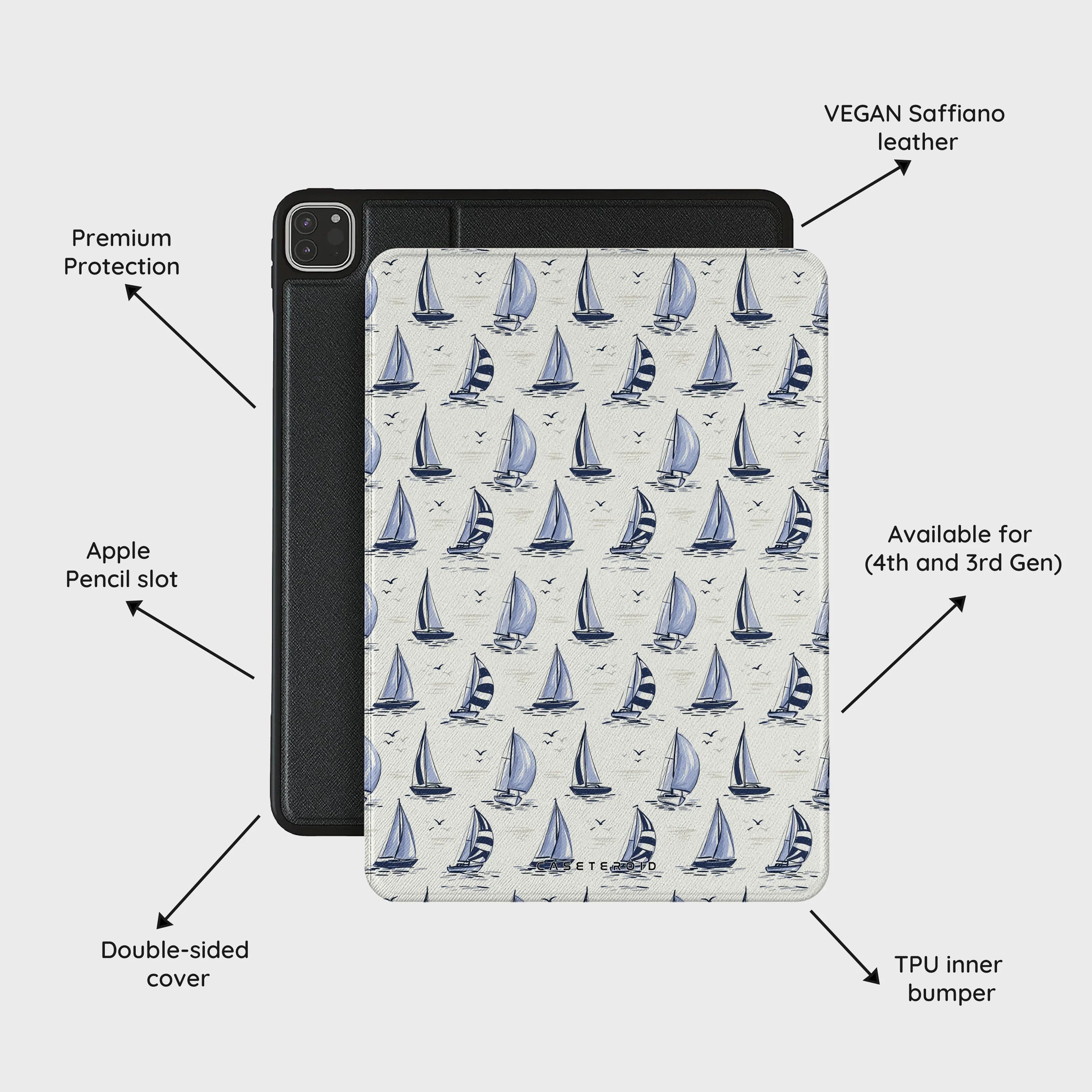 Sailing Away - iPad Pro 11 (4th/3rd Gen) Case