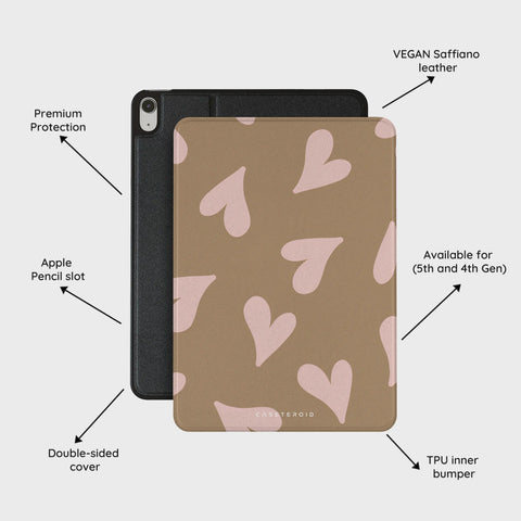 Sandy Hearts - iPad Air 10.9 (5th/4th Gen) Case