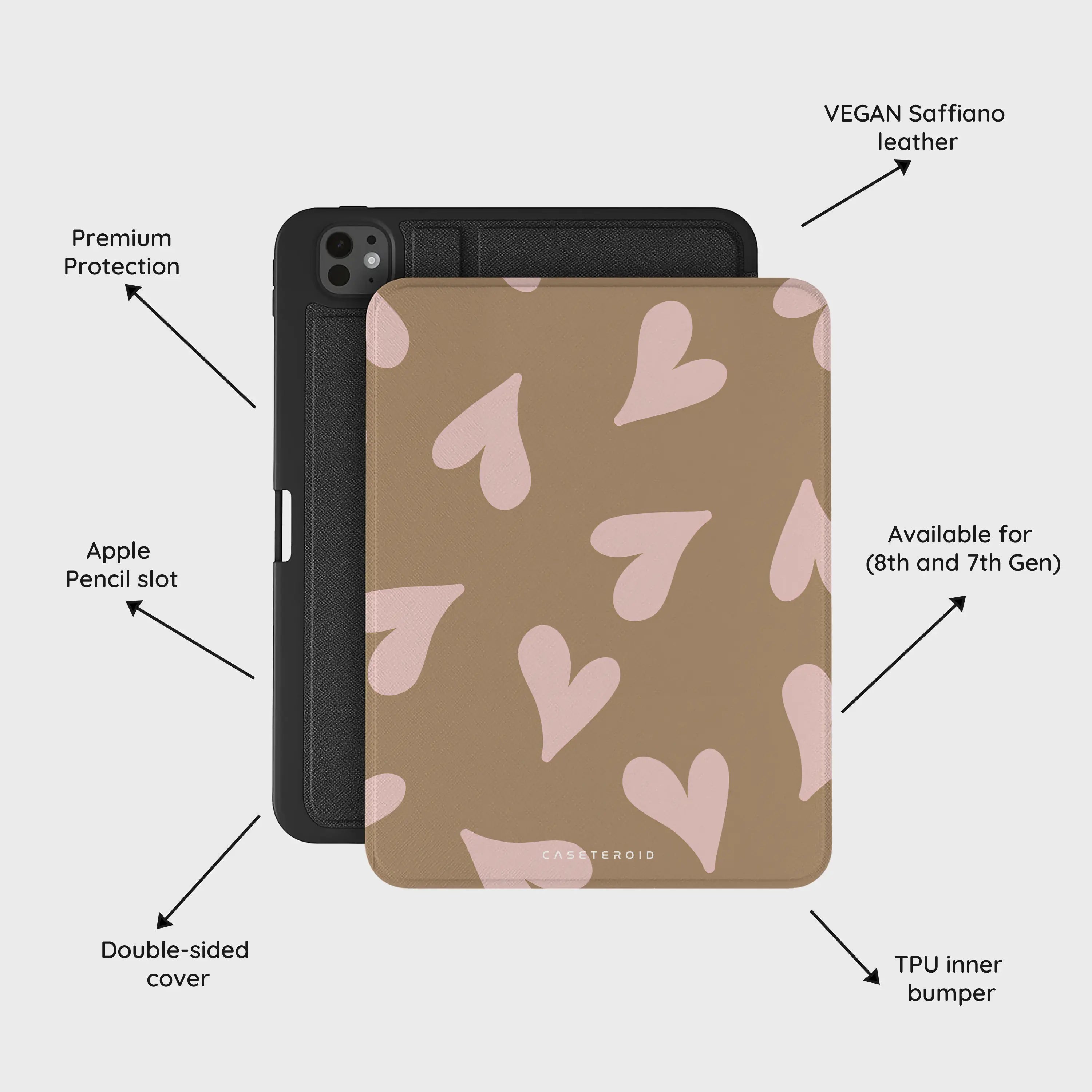 Sandy Hearts - iPad Pro 11 (8th/7th Gen) Case