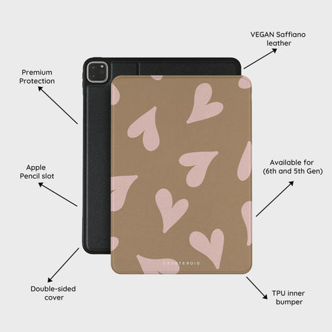 Sandy Hearts - iPad Pro 12.9 (6th/5th Gen) Case