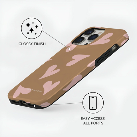 Sandy Hearts - iPhone 13 Pro Case
