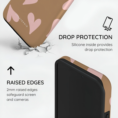 Sandy Hearts - iPhone 14 Pro Case