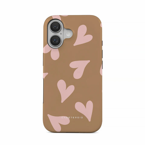 Sandy Hearts - iPhone 16 Plus Case