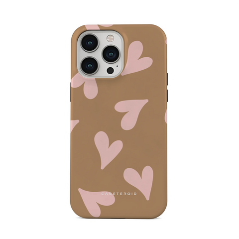 Sandy Hearts - iPhone 14 Pro Case