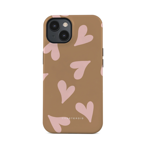 Sandy Hearts - iPhone 15 Plus Case