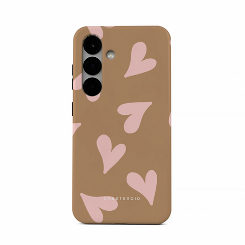 Sandy Hearts - Samsung Galaxy S25 Case