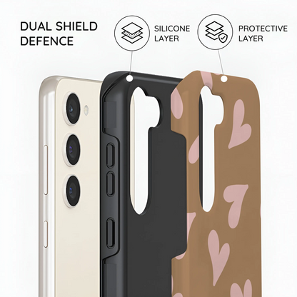 Sandy Hearts - Samsung Galaxy S23 Plus Case