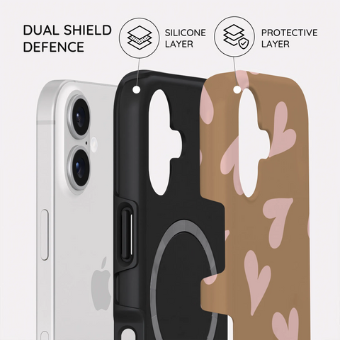 Sandy Hearts - iPhone 17 Case