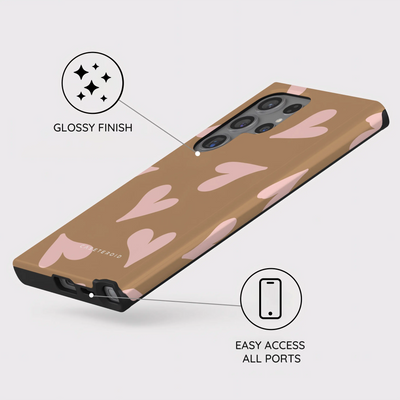 Sandy Hearts - Samsung Galaxy S24 Ultra Case