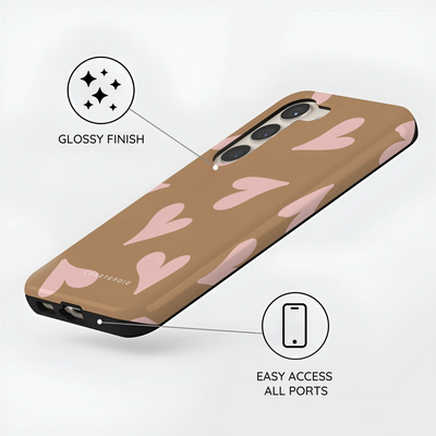 Sandy Hearts - Samsung Galaxy S23 Case