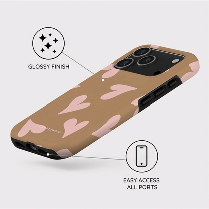 Sandy Hearts - iPhone 17 Pro Case