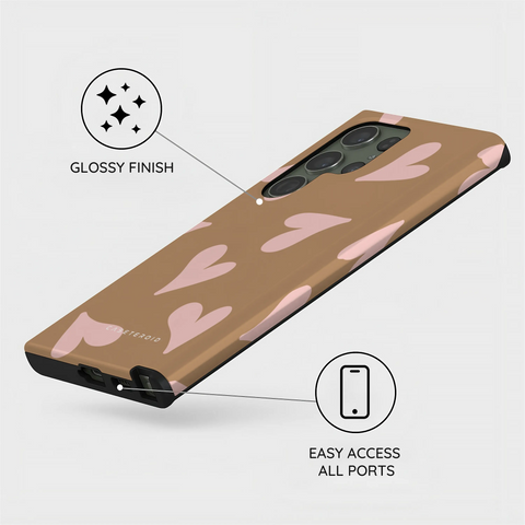 Sandy Hearts - Samsung Galaxy S23 Ultra Case