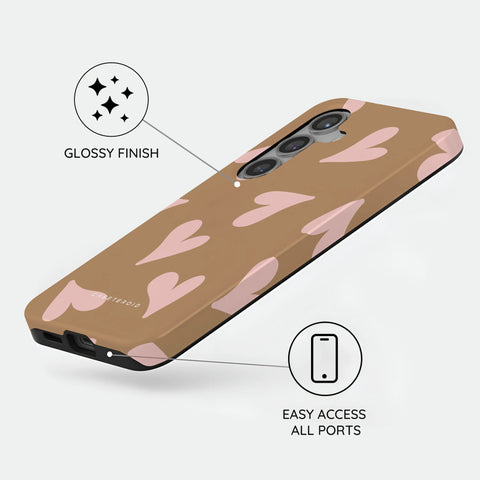 Sandy Hearts - Samsung Galaxy S24 Plus Case