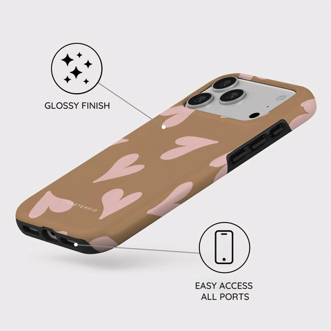 Sandy Hearts - iPhone 17 Pro Max Case