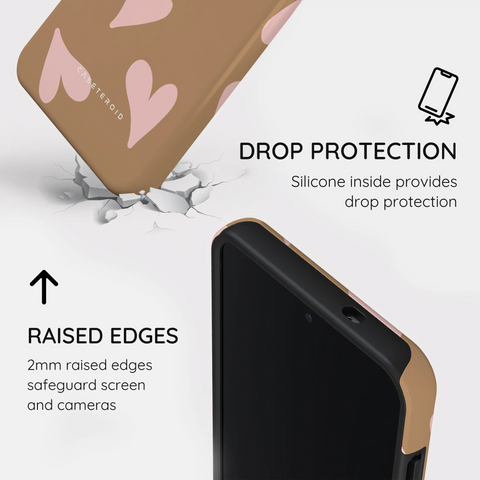 Sandy Hearts - Samsung Galaxy S25 Case