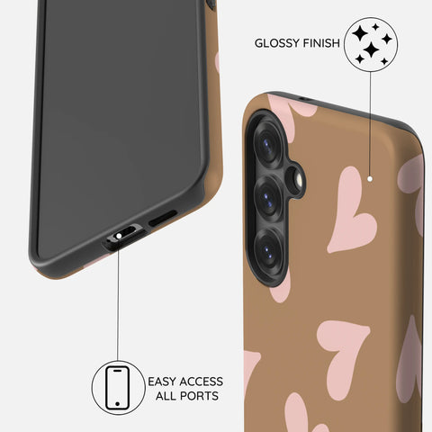 Sandy Hearts - Samsung Galaxy S23 Case