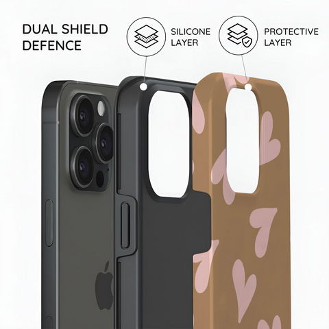 Sandy Hearts - iPhone 15 Pro Case