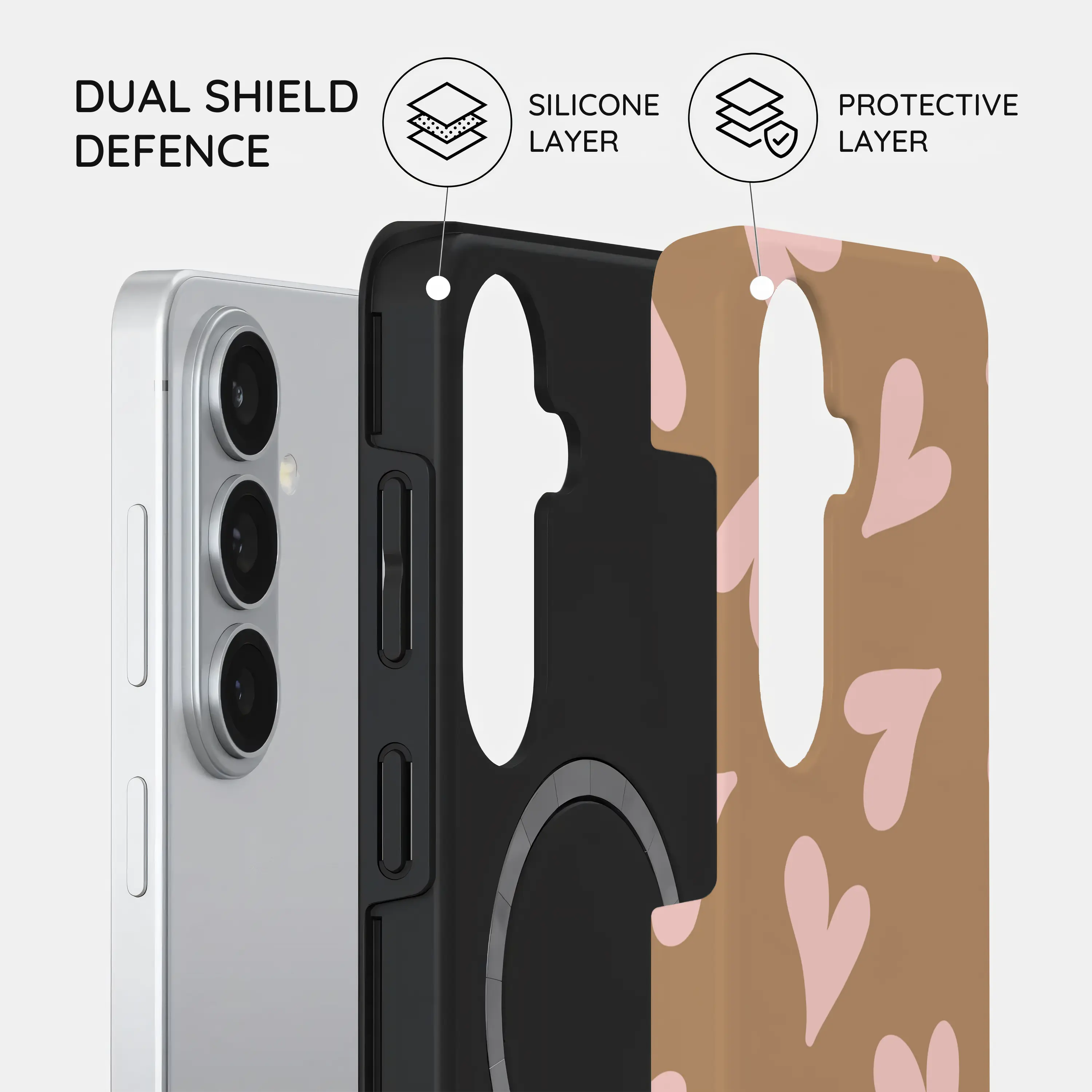 Sandy Hearts - Samsung Galaxy S26 Case