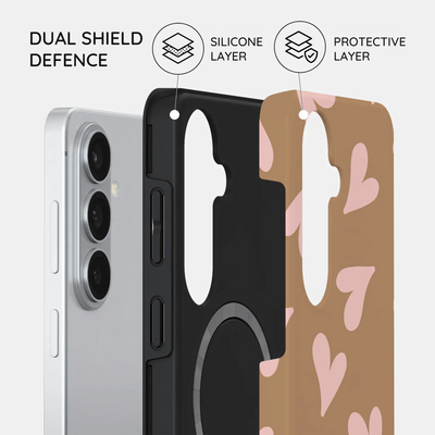 Sandy Hearts - Samsung Galaxy S26 Case