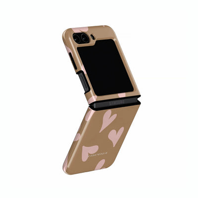Sandy Hearts - Samsung Galaxy Z Flip 5 Case