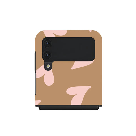 Sandy Hearts - Samsung Galaxy Z Flip 4 Case