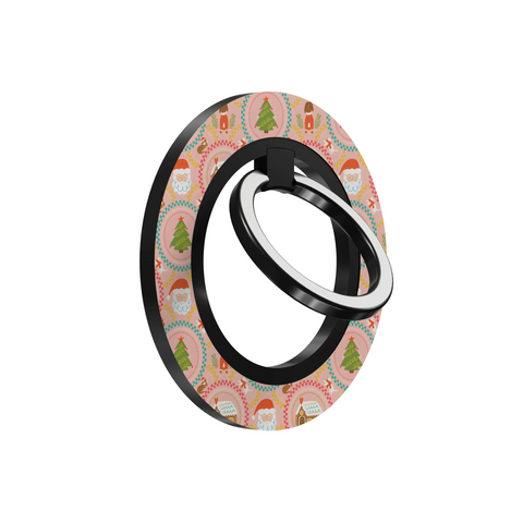 Santa Village - Magnetic Ring Holder