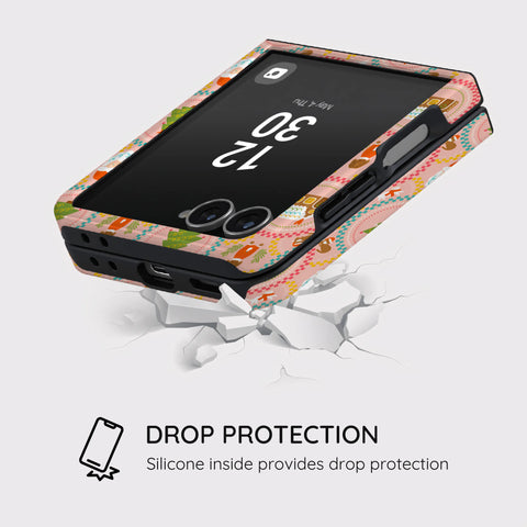 Santa Village - Samsung Galaxy Z Flip 7 Case