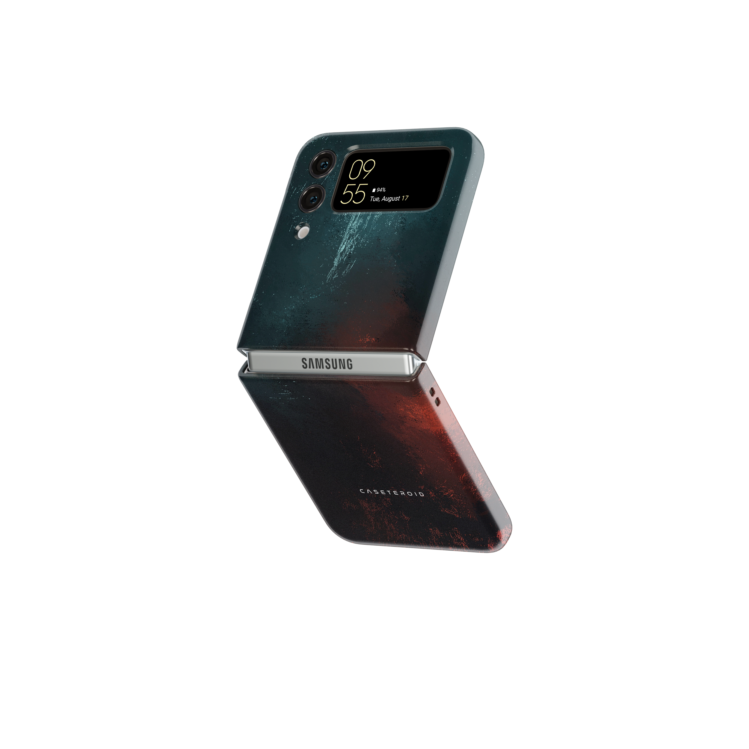 Samsung Galaxy Z Flip 3 Tough Case - Scarlet Verde Armor - CASETEROID