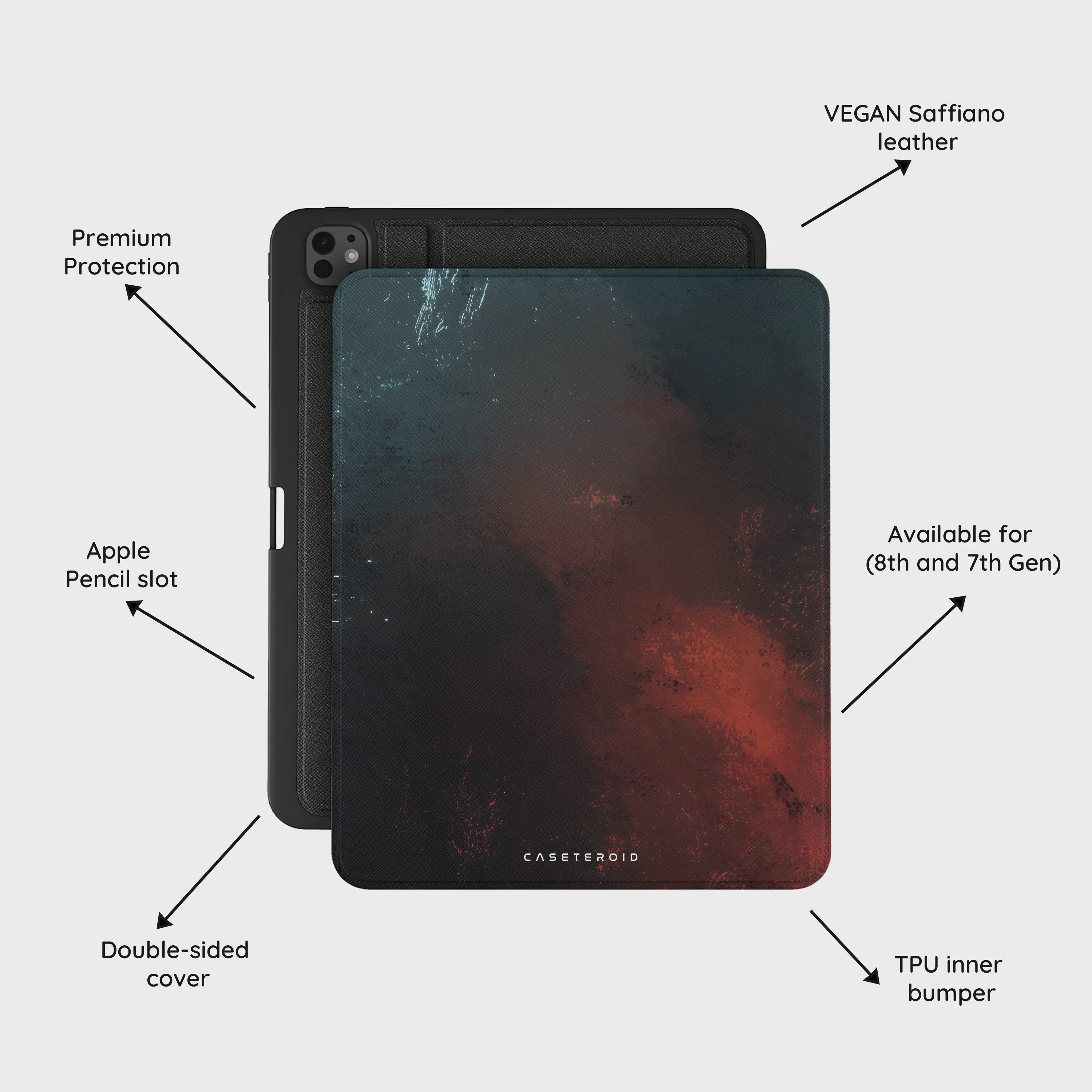 Scarlet Verde Armor - iPad Pro 13 (8th/7th Gen) Case