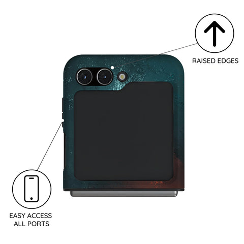 Scarlet Verde Armor - Samsung Galaxy Z Flip 5 Case