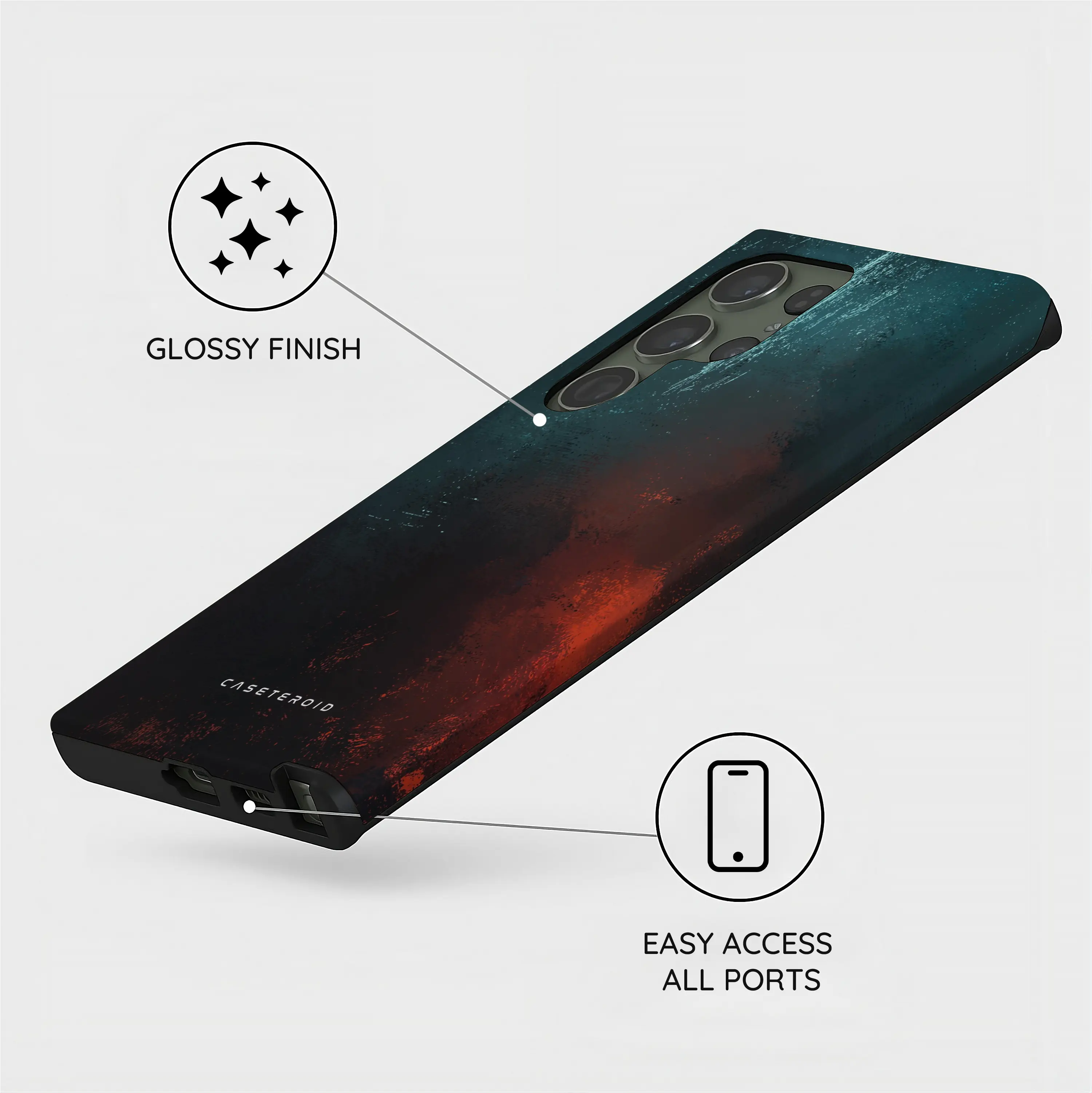Scarlet Verde Armor - Samsung Galaxy S23 Ultra Case