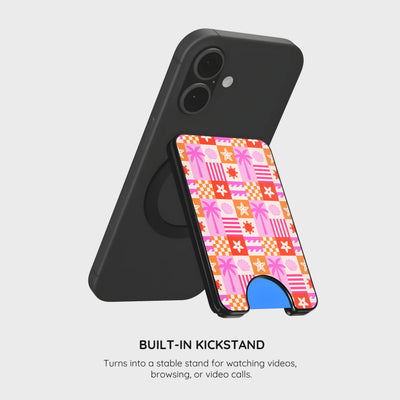 Seaside Shuffle - Magnetic Wallet & Stand