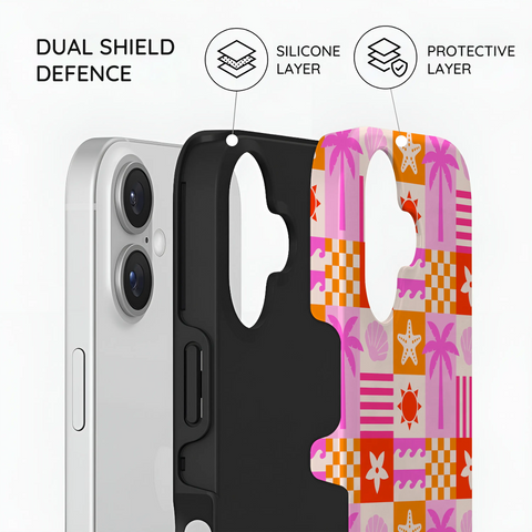 Seaside Shuffle - iPhone 16 Plus Case