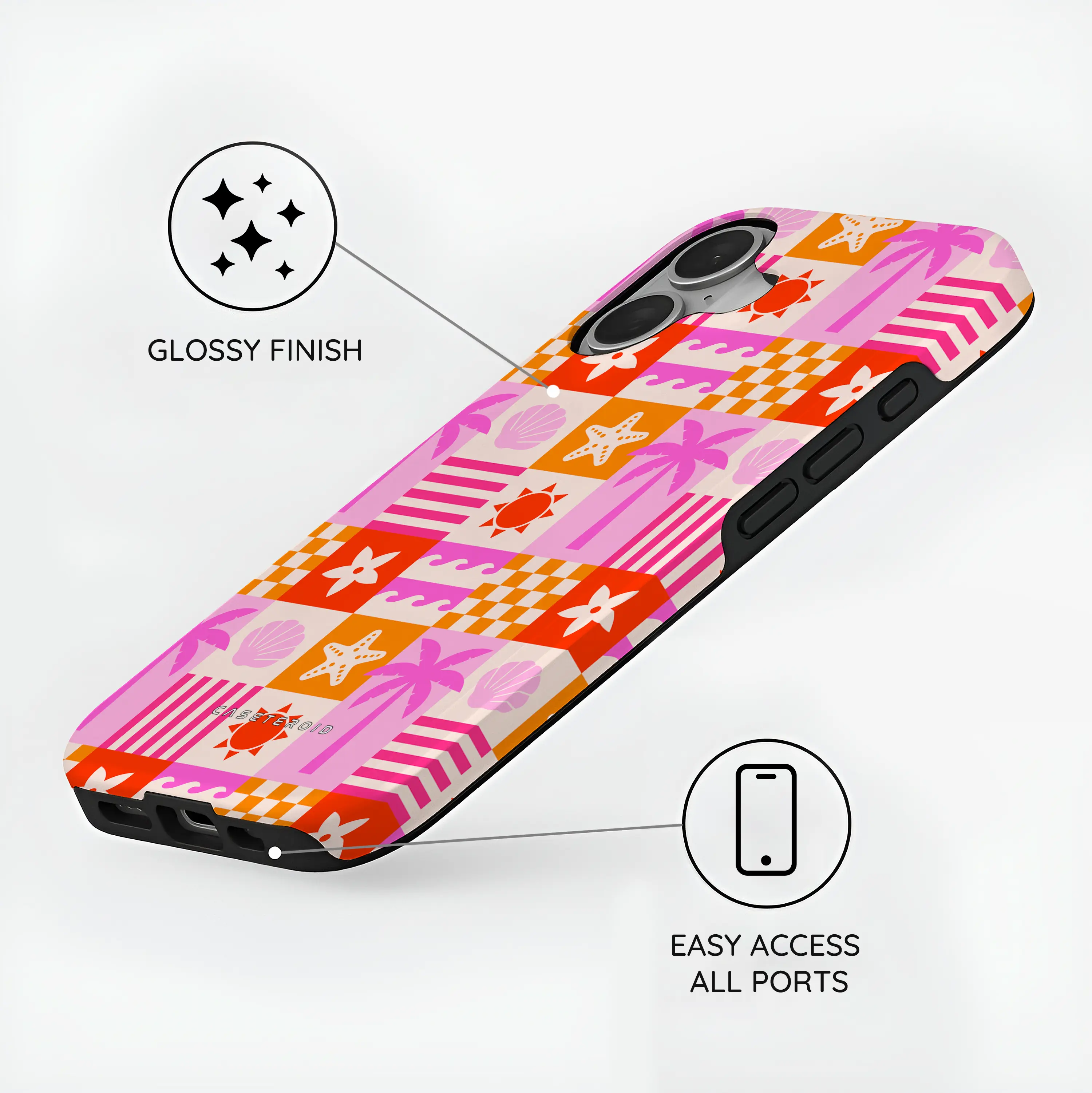 Seaside Shuffle - iPhone 16 Case