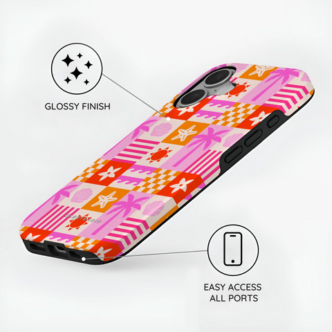 Seaside Shuffle - iPhone 16 Plus Case