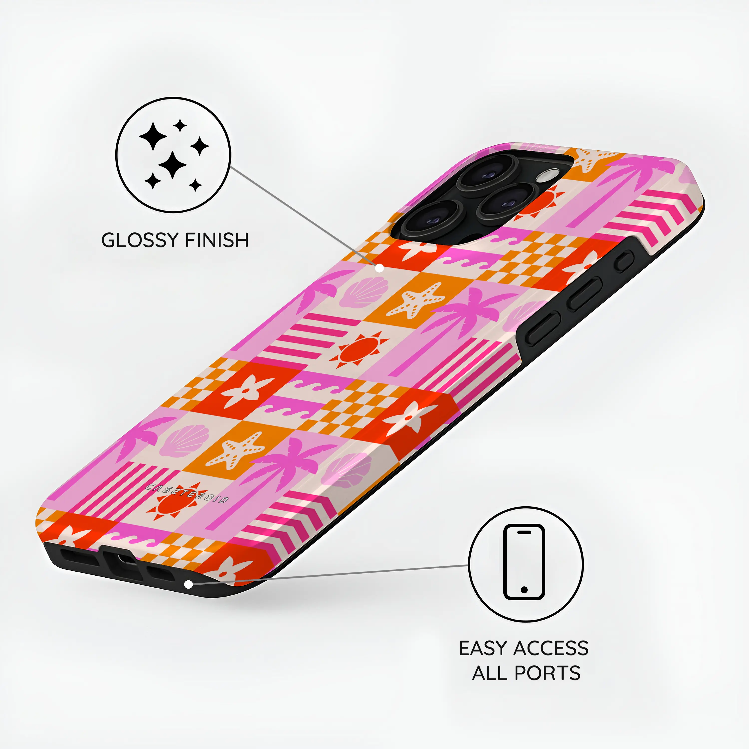 Seaside Shuffle - iPhone 15 Pro Case