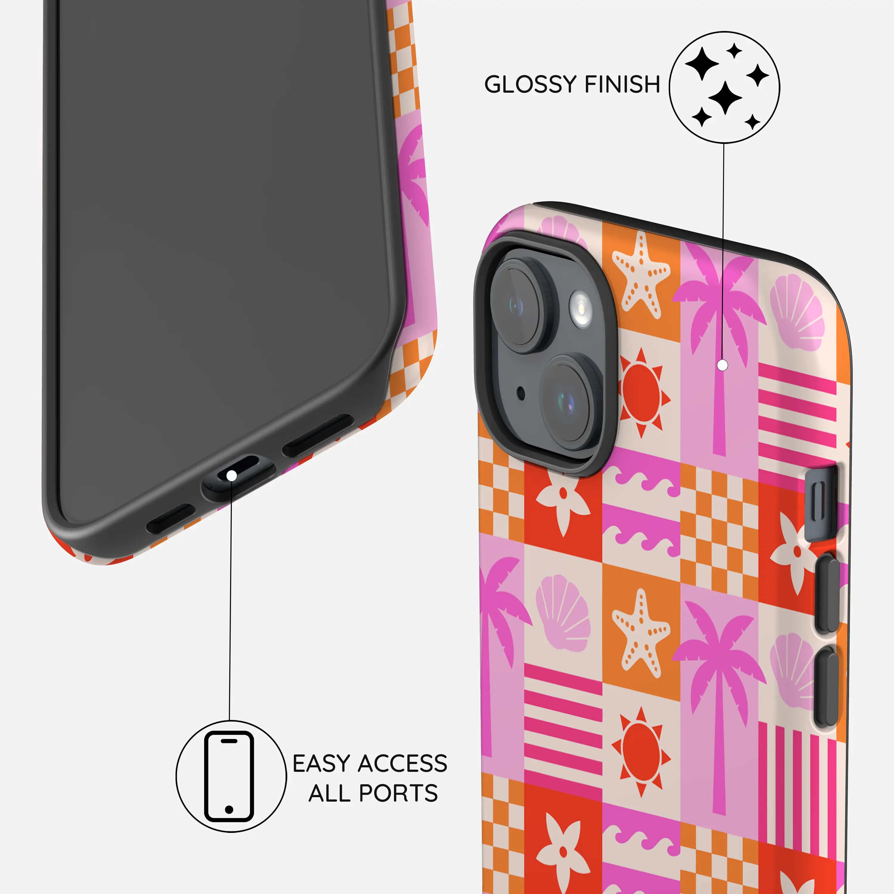 Seaside Shuffle - iPhone 14 Plus Case