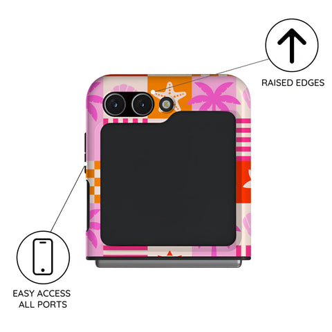 Seaside Shuffle - Samsung Galaxy Z Flip 5 Case